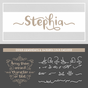 Stephia font